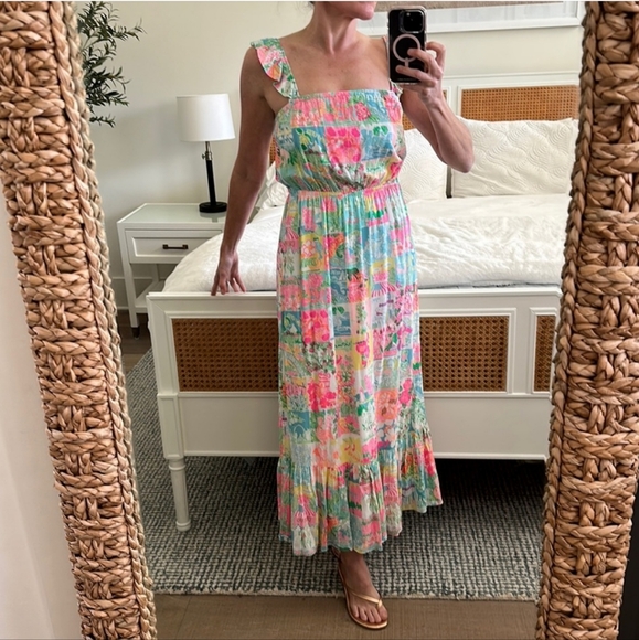 Lily Pulitzer Crista Midi State Of Mind Dress - Picture 2 of 12